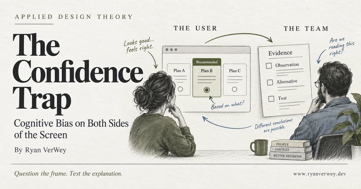 The Confidence Trap: Cognitive Bias on Both Sides of the Screen