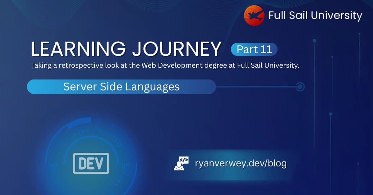 Learning Server-Side Languages with Node.js at Full Sail University