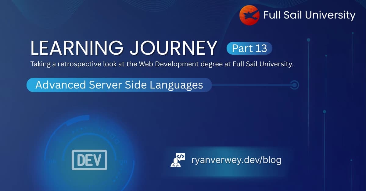 Advanced Server-Side Languages at Full Sail University