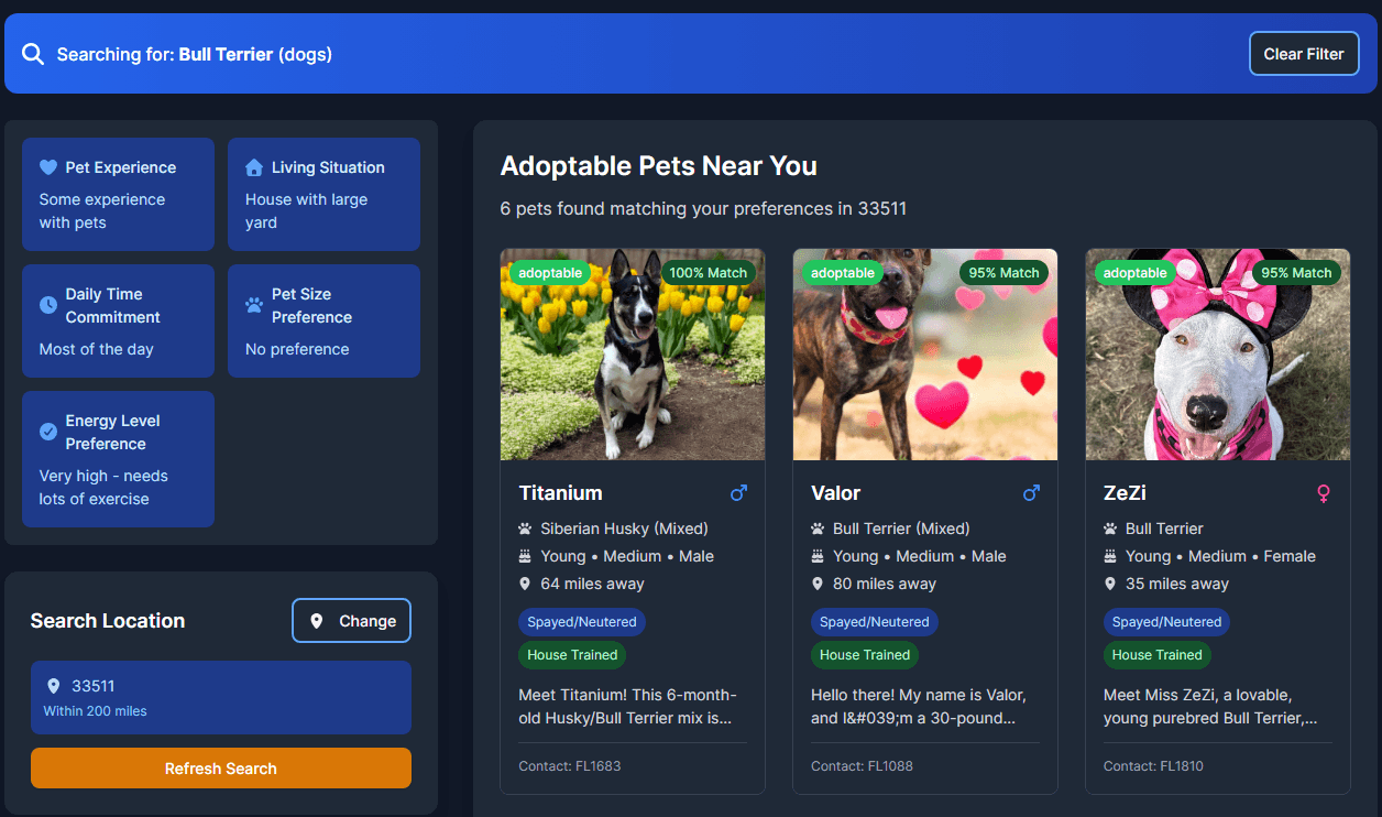Pawfect Match: Building a Pet Adoption Platform with Multi-API Integration